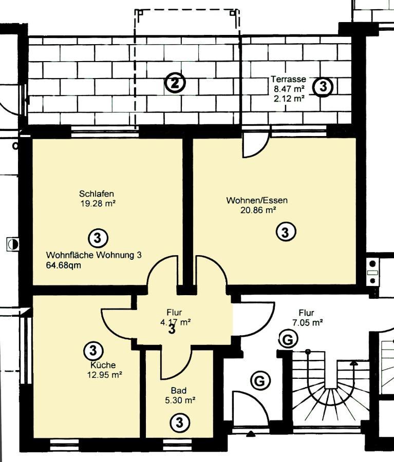 Ferienwohnung Mit Terrasse, Kostenloses Wlan, Parkplatz Bad Oeynhausen Eksteriør bilde